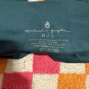 Spiritual Gangster Teal Leggings